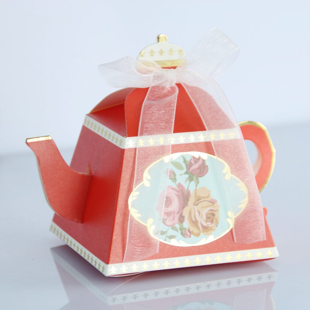 Teapot Candy Box Baby Shower Favor Party Box